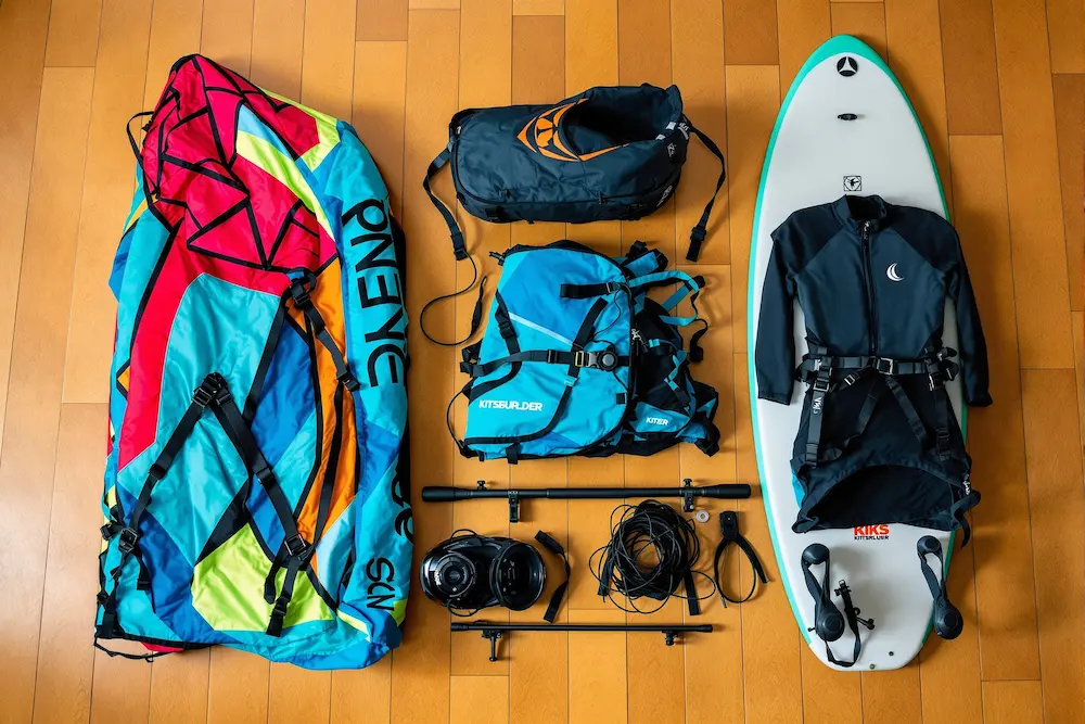 Equipamiento necesario para kitesurf